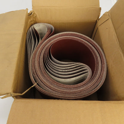 Uneeda M-174256 6" x 132" JA165 Cloth #80 Grit T14 Sanding Belts Lot Of 7