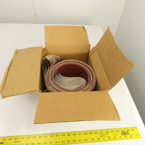 Uneeda M-174256 6" x 132" JA165 Cloth #80 Grit T14 Sanding Belts Lot Of 7
