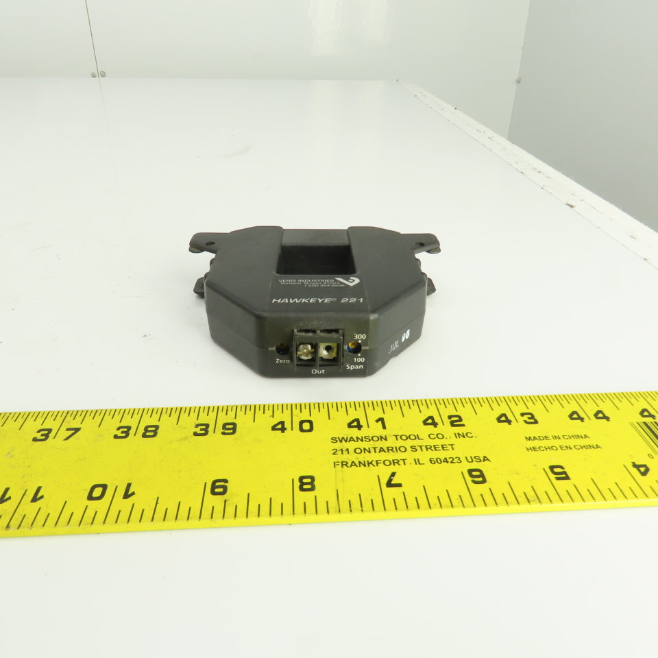 Veris Hawkeye 221 Analog Current Sensor 300A Max 10-30VDC