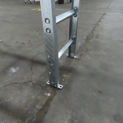 60" (5') OAL Steel Gravity Roller Conveyor 21" W 17-3/4" BF 6" Centers 1.9" OD