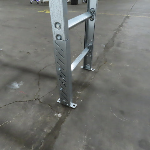 60" (5') OAL Steel Gravity Roller Conveyor 21" W 17-3/4" BF 6" Centers 1.9" OD