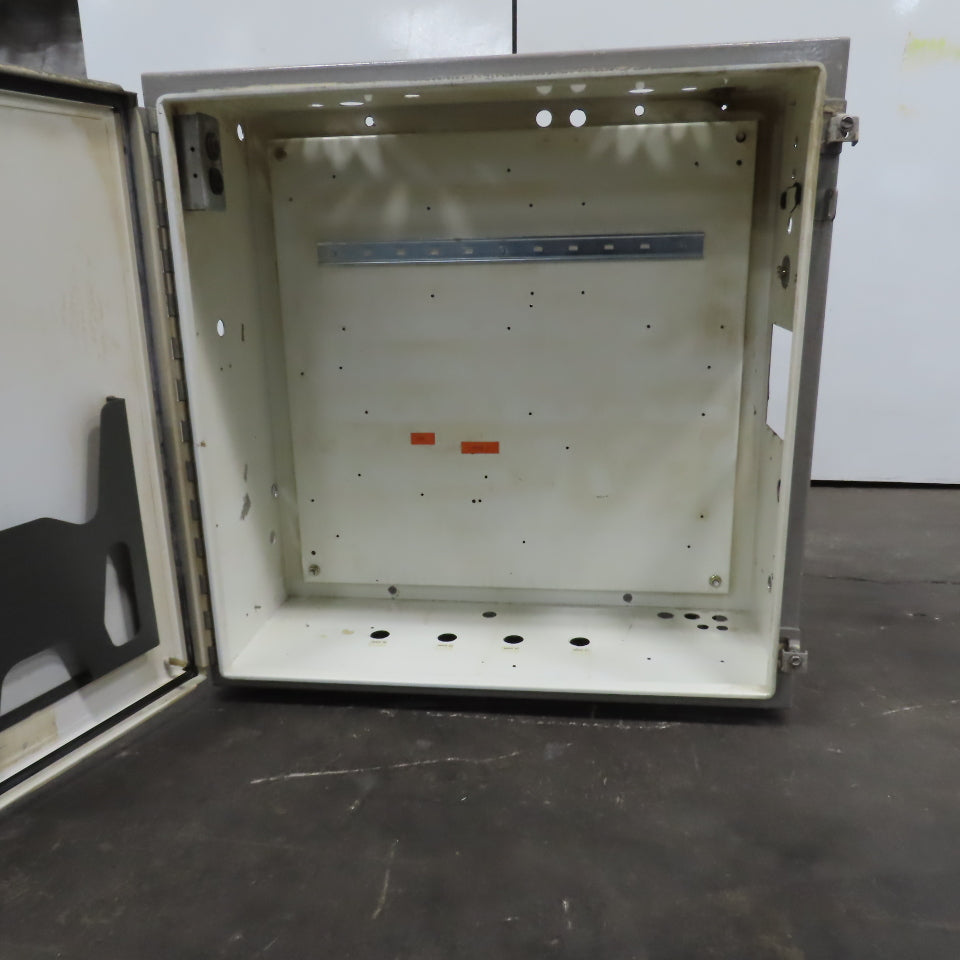 Hoffman 30" x 30" x 12" Electrical Enclosure W/Backplate & Hinged Door