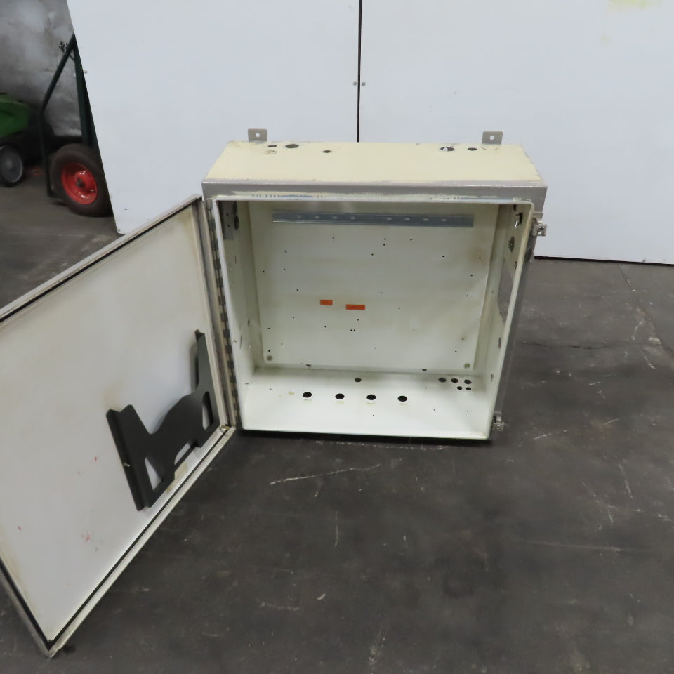 Hoffman 30" x 30" x 12" Electrical Enclosure W/Backplate & Hinged Door