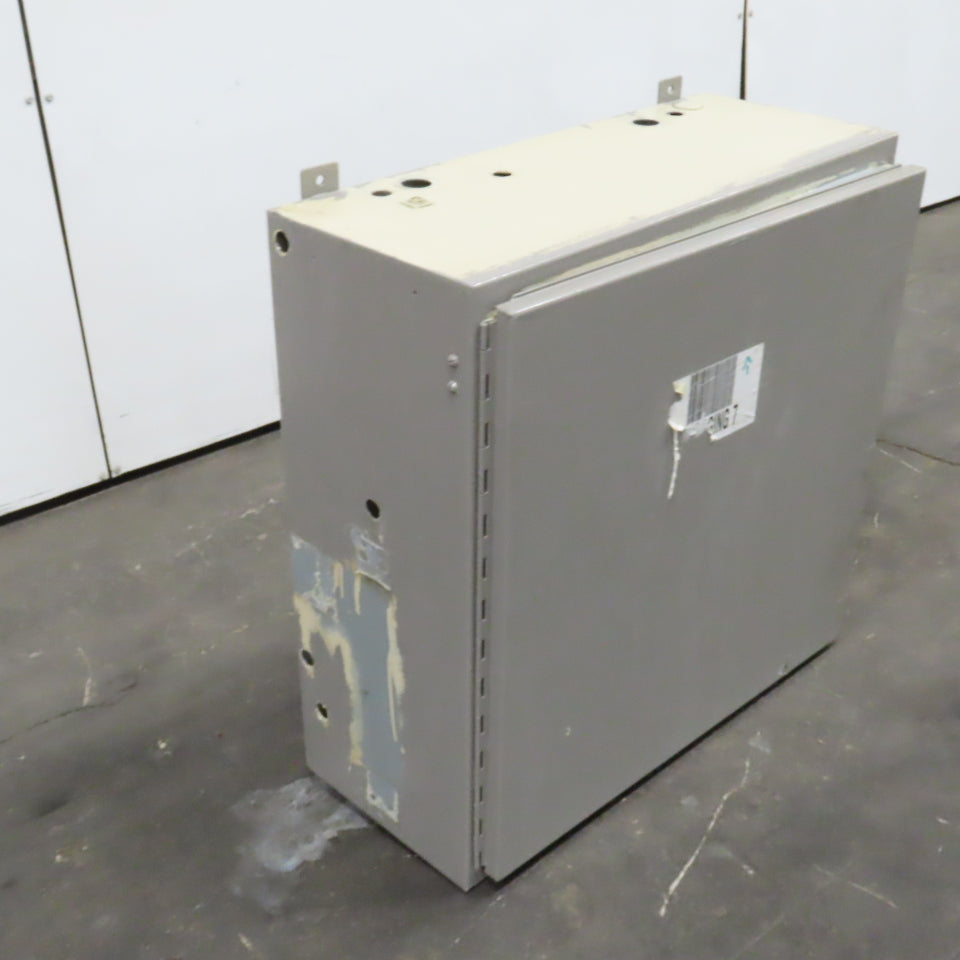 Hoffman 30" x 30" x 12" Electrical Enclosure W/Backplate & Hinged Door