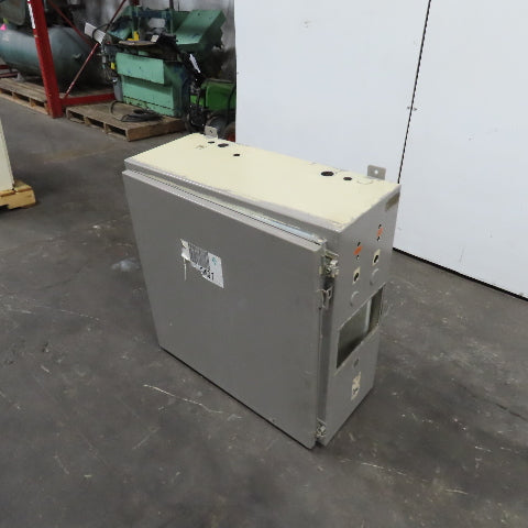 Hoffman 30" x 30" x 12" Electrical Enclosure W/Backplate & Hinged Door