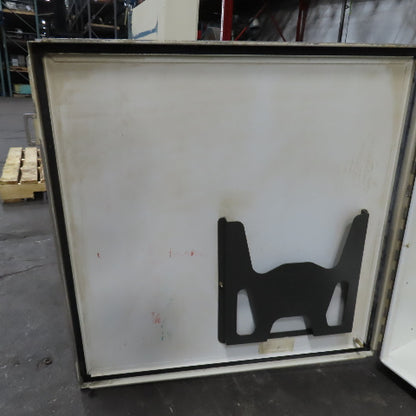 Hoffman 30" x 30" x 12" Electrical Enclosure W/Backplate & Hinged Door