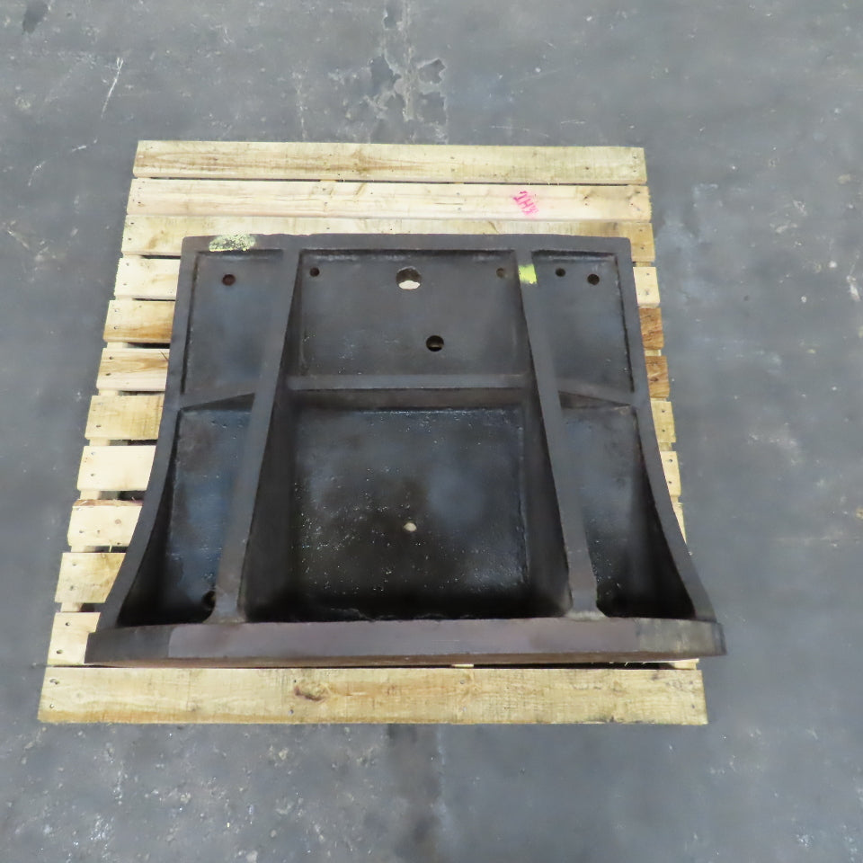 33" x 36-3/4" x 15" H T Webbed Steel Angle Plate Set Up Fixture 1-3/4" Thick
