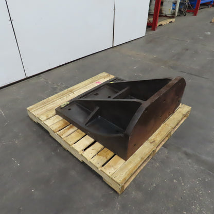 33" x 36-3/4" x 15" H T Webbed Steel Angle Plate Set Up Fixture 1-3/4" Thick