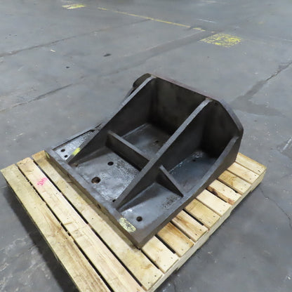 33" x 36-3/4" x 15" H T Webbed Steel Angle Plate Set Up Fixture 1-3/4" Thick