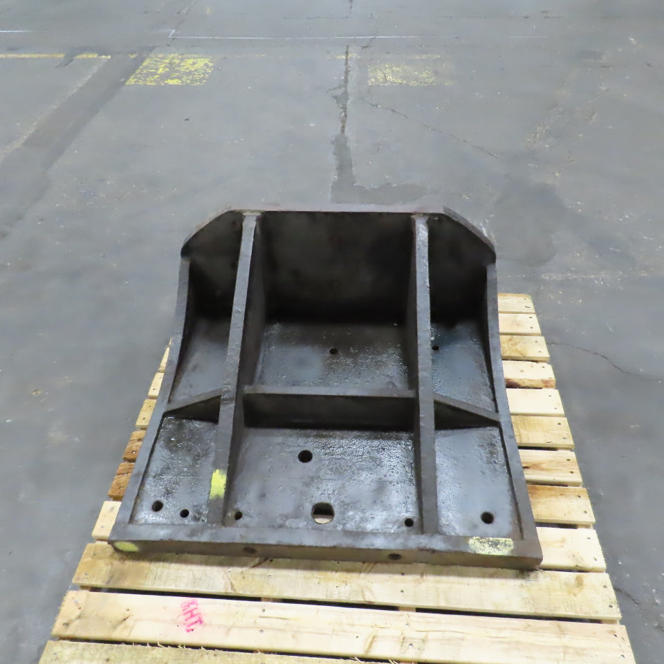 33" x 36-3/4" x 15" H T Webbed Steel Angle Plate Set Up Fixture 1-3/4" Thick
