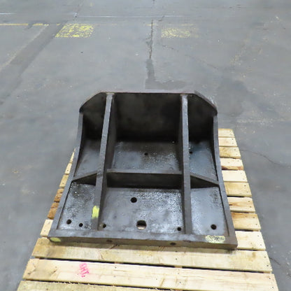 33" x 36-3/4" x 15" H T Webbed Steel Angle Plate Set Up Fixture 1-3/4" Thick