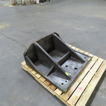 33" x 36-3/4" x 15" H T Webbed Steel Angle Plate Set Up Fixture 1-3/4" Thick