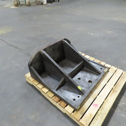 33" x 36-3/4" x 15" H T Webbed Steel Angle Plate Set Up Fixture 1-3/4" Thick