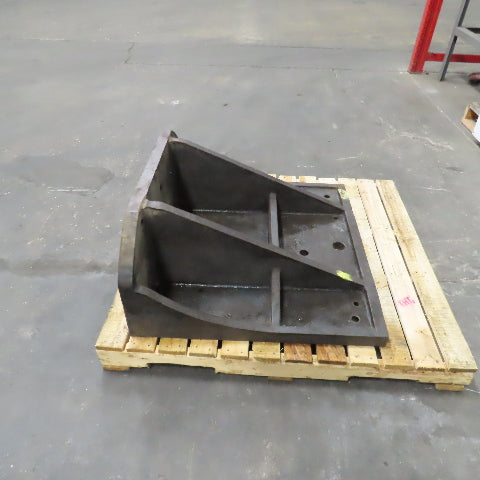 33" x 36-3/4" x 15" H T Webbed Steel Angle Plate Set Up Fixture 1-3/4" Thick