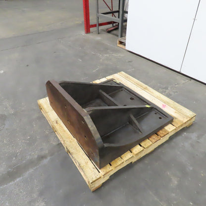 33" x 36-3/4" x 15" H T Webbed Steel Angle Plate Set Up Fixture 1-3/4" Thick