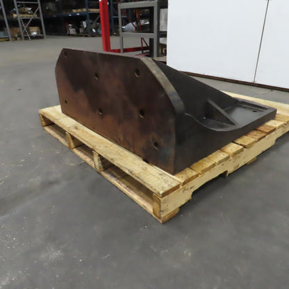 33" x 36-3/4" x 15" H T Webbed Steel Angle Plate Set Up Fixture 1-3/4" Thick