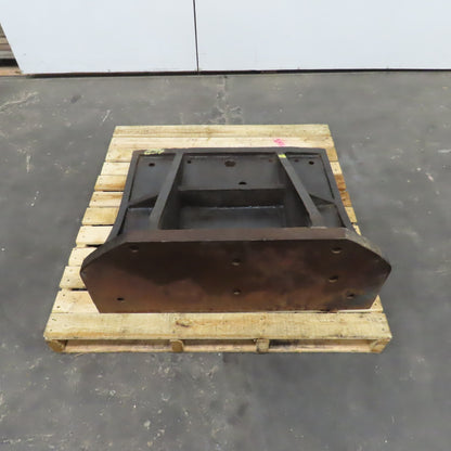 33" x 36-3/4" x 15" H T Webbed Steel Angle Plate Set Up Fixture 1-3/4" Thick