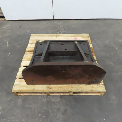 33" x 36-3/4" x 15" H T Webbed Steel Angle Plate Set Up Fixture 1-3/4" Thick