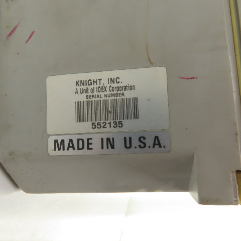 Knight 0300554 Roto-Rooter Time Flow Meter