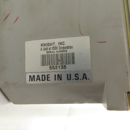 Knight 0300554 Roto-Rooter Time Flow Meter