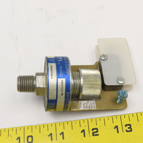 Whitman Controls P88G-5-C1TB 125VAC 30VDC Adjustable Pressure Switch 1/4" NPT