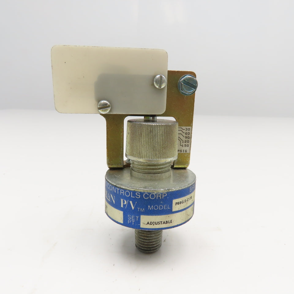 Whitman Controls P88G-5-C1TB 125VAC 30VDC Adjustable Pressure Switch 1/4" NPT