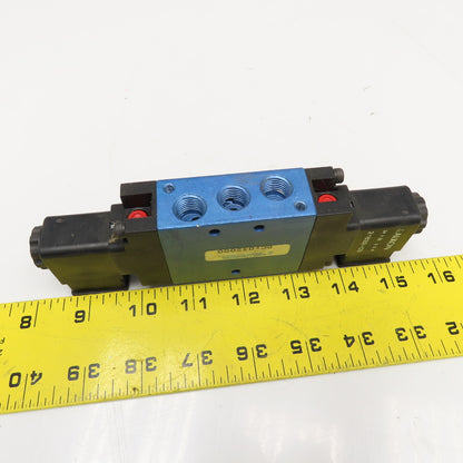 Alkon P-070DS-03-NLXP 5/2 Position Pneumatic Double Solenoid 24VDC Coil 1/4"NPT
