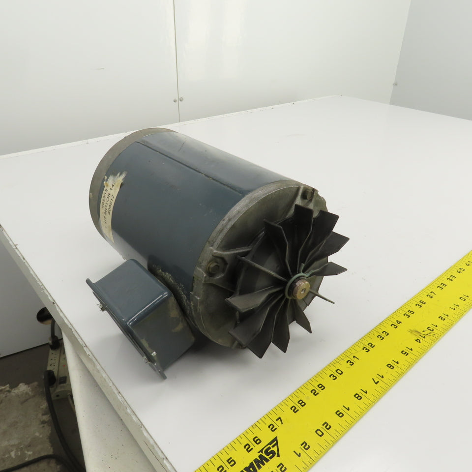 GE 5K49SN8075 1.5HP AC Electric Motor 1725RPM 230/460 3PH 145TC Fr. No Fan Cover