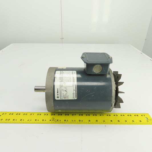 GE 5K49SN8075 1.5HP AC Electric Motor 1725RPM 230/460 3PH 145TC Fr. No Fan Cover