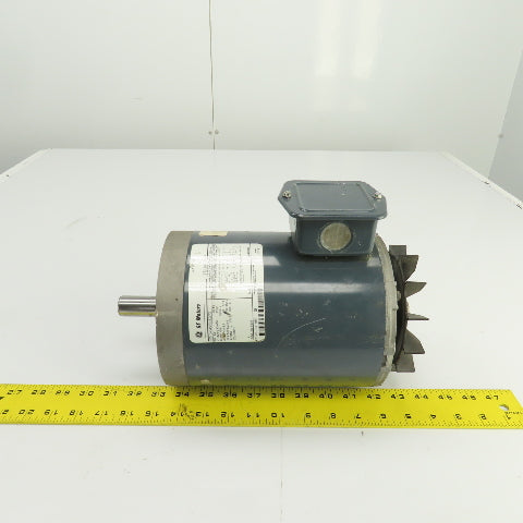 GE 5K49SN8075 1.5HP AC Electric Motor 1725RPM 230/460 3PH 145TC Fr. No Fan Cover