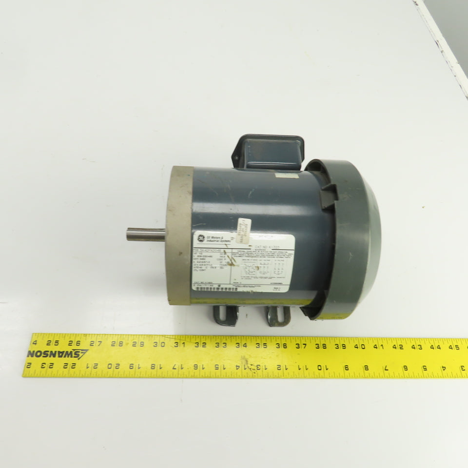 GE K1323 5K42FN2048 1/2HP AC Electric Motor 3450RPM 208-230/460 3PH 56C Frame