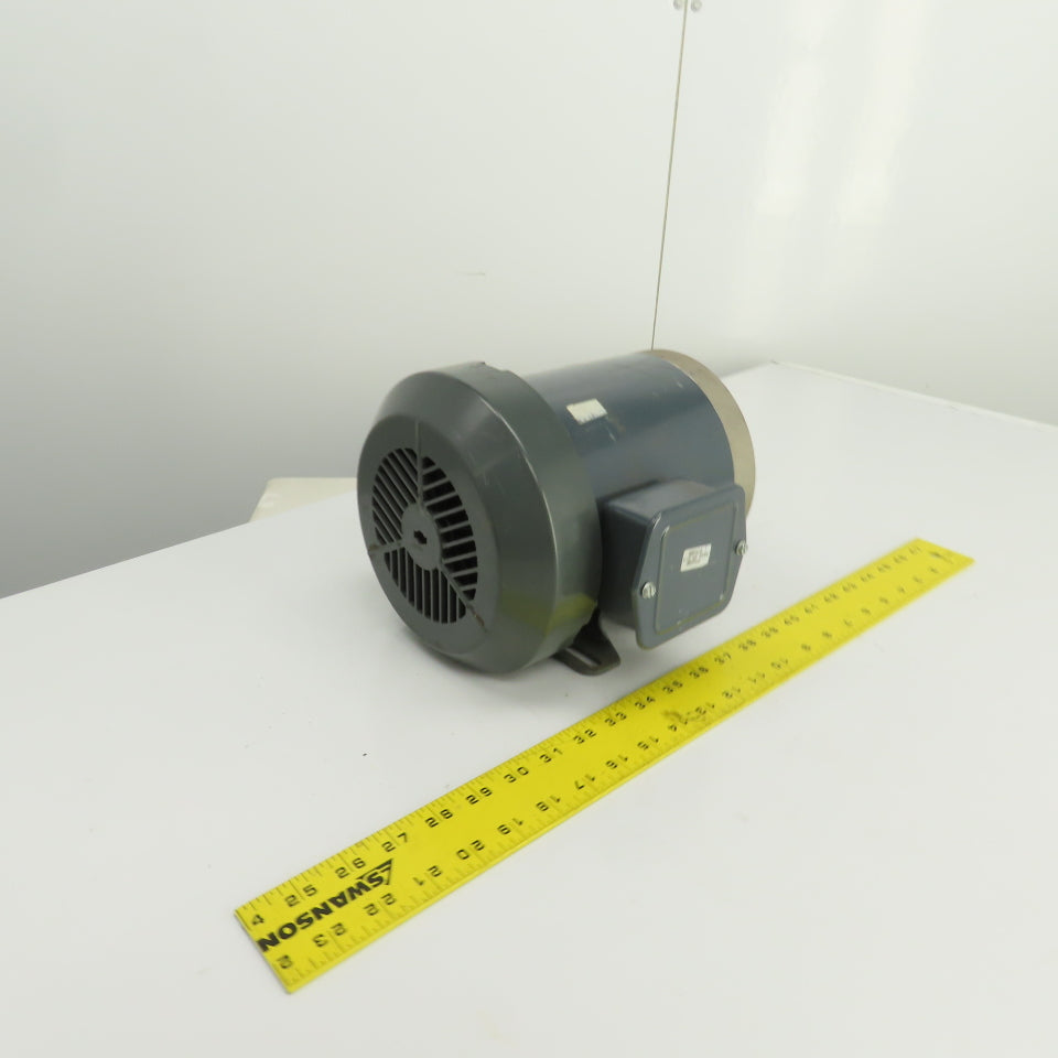 GE K1323 5K42FN2048 1/2HP AC Electric Motor 3450RPM 208-230/460 3PH 56C Frame