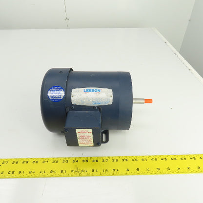Leeson 113028.00 3/4HP AC Electric Motor 3450RPM 208-230/460 3PH C56J Frame