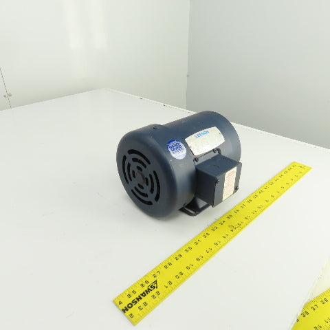 Leeson 113028.00 3/4HP AC Electric Motor 3450RPM 208-230/460 3PH C56J Frame