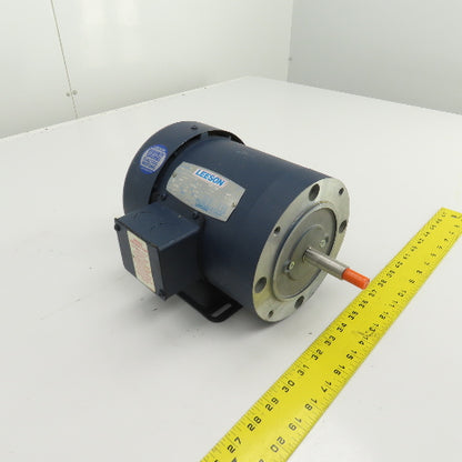 Leeson 113028.00 3/4HP AC Electric Motor 3450RPM 208-230/460 3PH C56J Frame