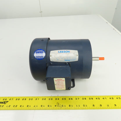 Leeson 113028.00 3/4HP AC Electric Motor 3450RPM 208-230/460 3PH C56J Frame