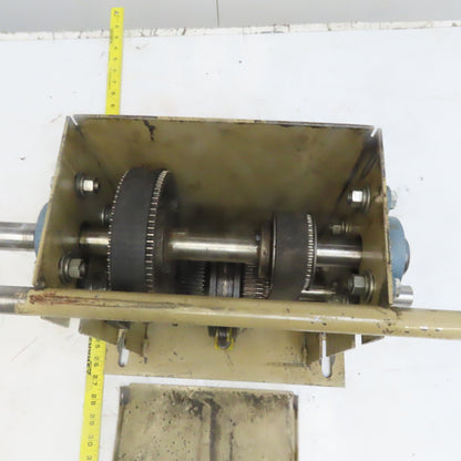 Internal Belt Drive Speed Reducer Gear Box 2 Speeds 1:1 & 2: 1 Ratio W/Neutral