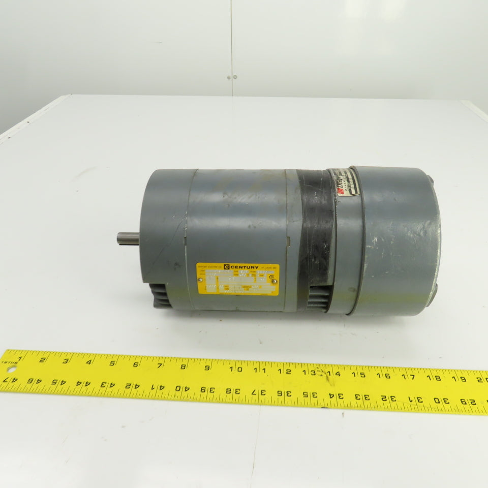 Centruy 8-125761-01 1/3HP AC Electric Brake Motor 1600RPM 110V 3PH B56C Frame