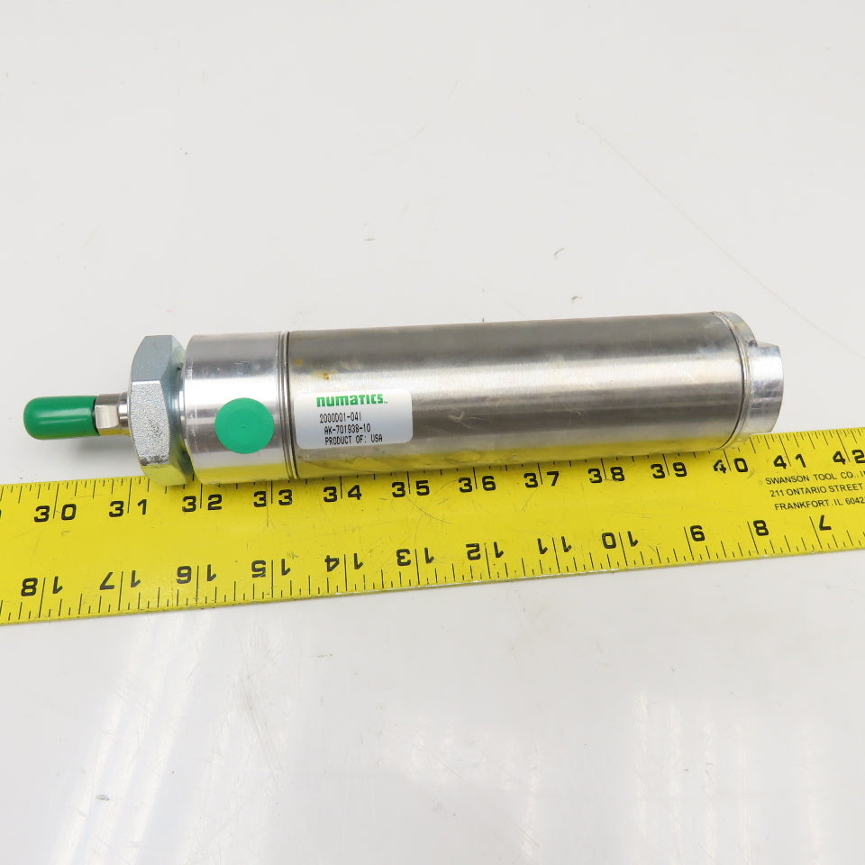 Numatics 2000D01-041 2" Bore 6" Stroke Double Acting Air Cylinder