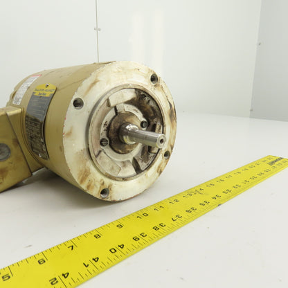 Baldor VEBM3546 1HP AC Electric Motor 1760RPM 230/460V 3PH 56C Frame No Brake