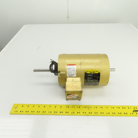 Baldor VEBM3546 1HP AC Electric Motor 1760RPM 230/460V 3PH 56C Frame No Brake