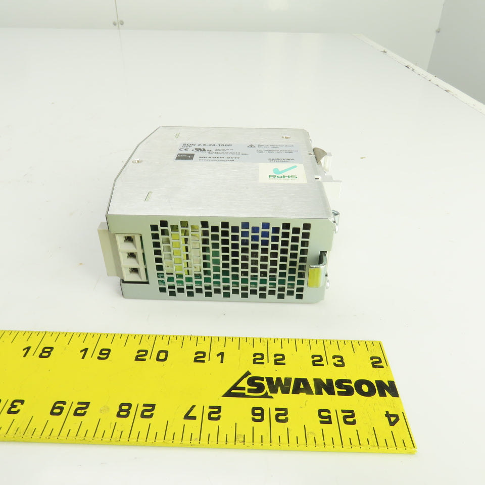 Sola SDN 2.5-24-100P 24V DC Power Supply 115/230V AC Input
