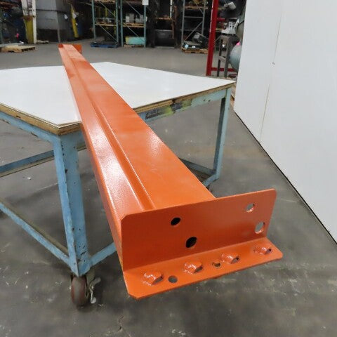 108" x 5" x 1-5/8" 50E Shaved Pin Pallet Racking Beam Shelf 6,150lb Lot of 1 NEW