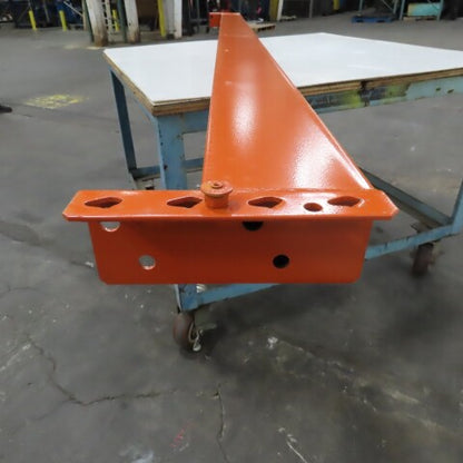 108" x 5" x 1-5/8" 50E Shaved Pin Pallet Racking Beam Shelf 6,150lb Lot of 1 NEW