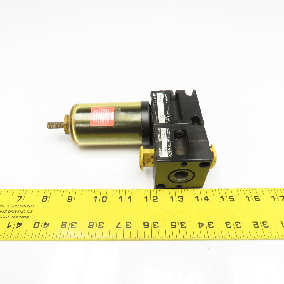 Watts F75-03WGR SV75-03 3/8" NPT Compressed Air Filter & Shut Off 175PSI