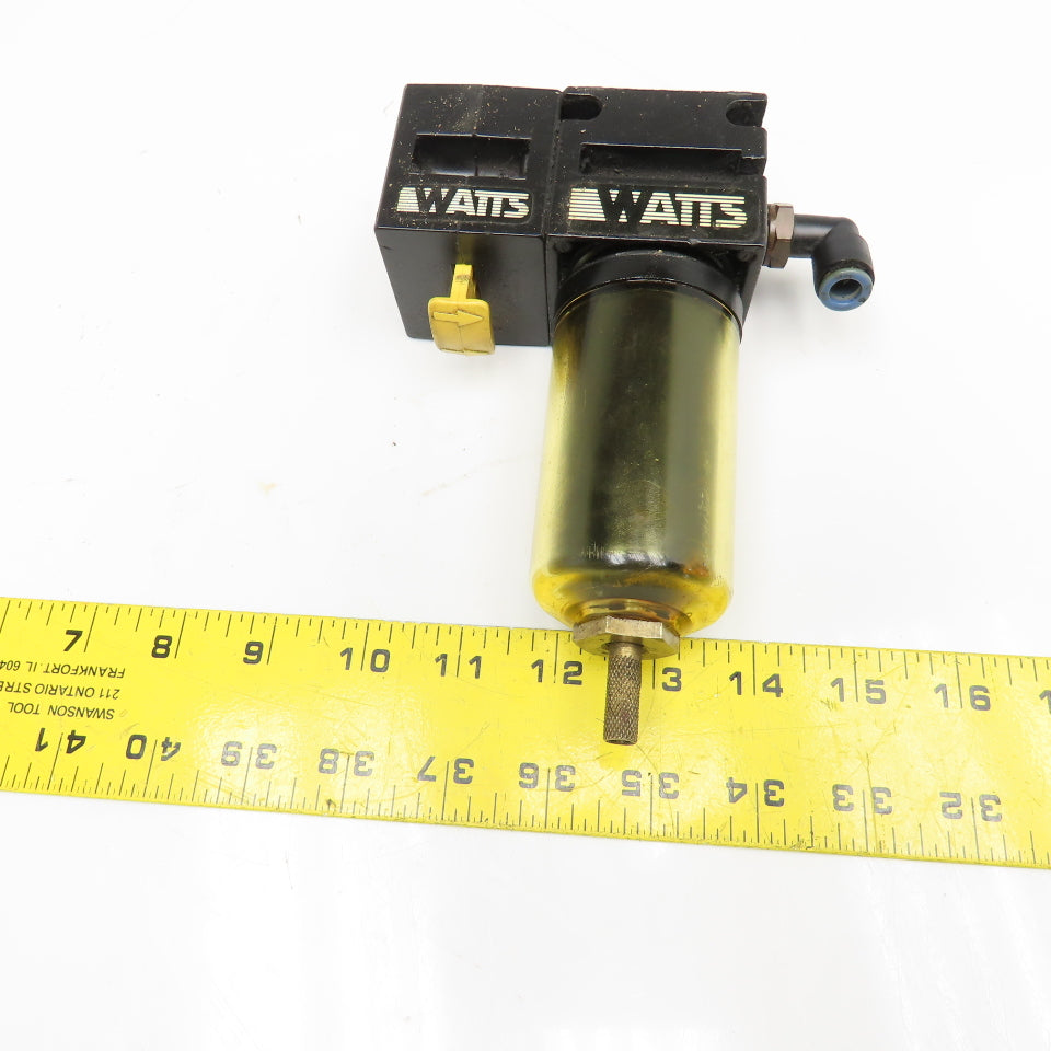 Watts F75-03WGR SV75-03 3/8" NPT Compressed Air Filter & Shut Off 175PSI