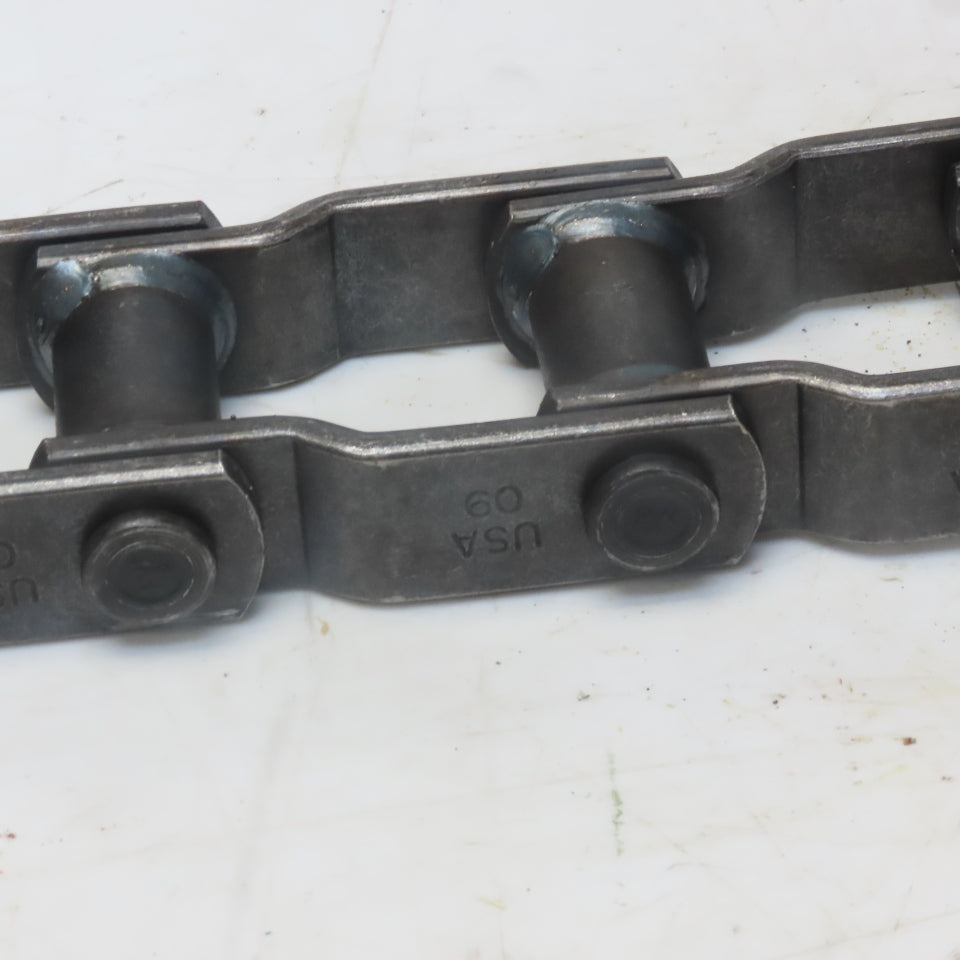 Rexnord WH82 Welded Steel Mill Chain 39 Links W/6 Weldon Attachments