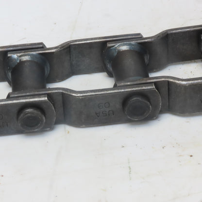 Rexnord WH82 Welded Steel Mill Chain 39 Links W/6 Weldon Attachments