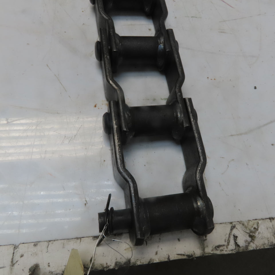 Rexnord WH82 Welded Steel Mill Chain 39 Links W/6 Weldon Attachments