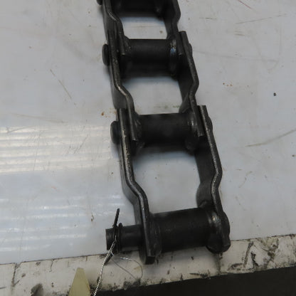 Rexnord WH82 Welded Steel Mill Chain 39 Links W/6 Weldon Attachments